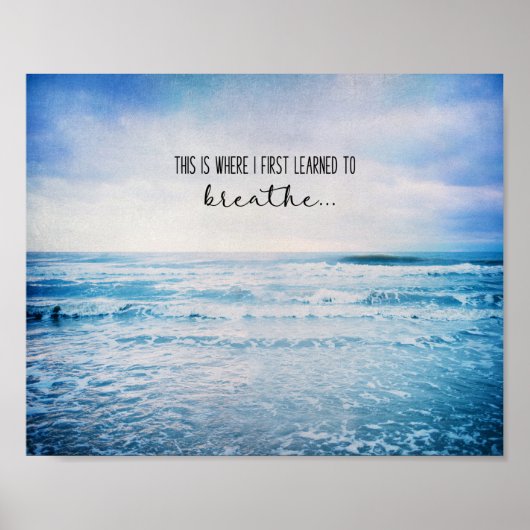 ここが私が初めて学ビーチを吸う場所 ポスター (正面)