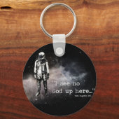 ここじゃ神は見えない キーホルダー (正面)