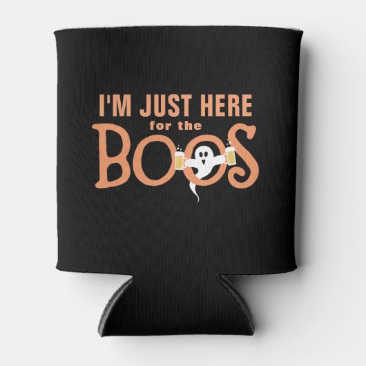 ここだけのボオスの面白いハロウィンプンビール 缶クーラー (正面)