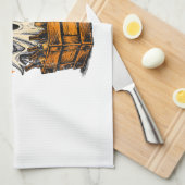 ここだけのボスハロウィーン キッチンタオル (四つ折り)