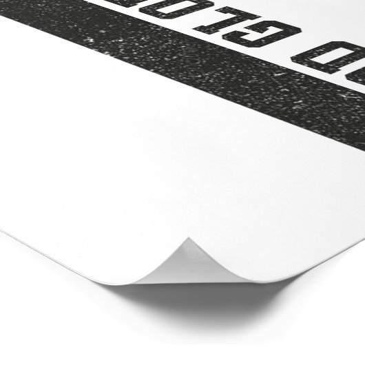 ここだけの神の栄光与えかわいい面白いハロウィーンO ポスター (角)