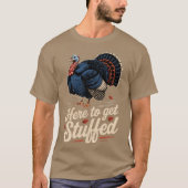 ここでいっぱい食べてね Tシャツ (正面)