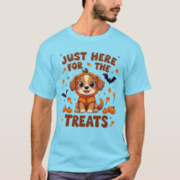 ここでお菓子のハロウィーン Tシャツ