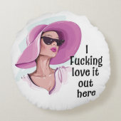 ここでそれを愛しなさい ラウンドクッション (裏面)