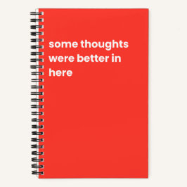 ここではいくつかの考えが良かった ノートブック