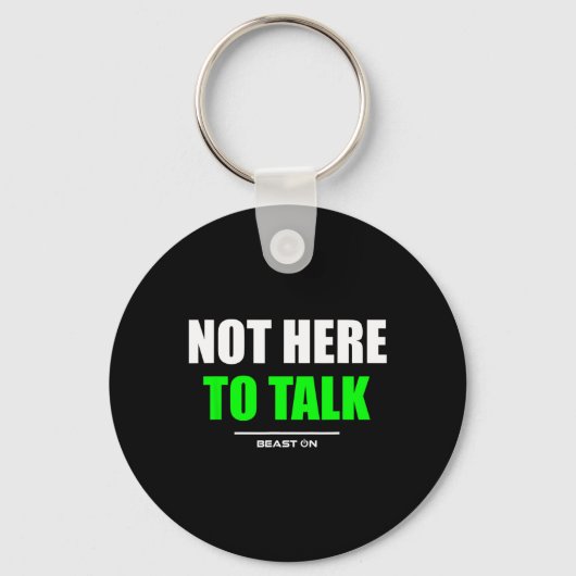 ここではないトークジムフィットネストレーニングボディビル キーホルダー (正面)