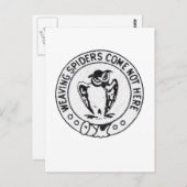 ここではな来いスパイダー ポストカード (正面/裏面)