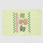 ここではシェナニガンのために – クローバーコーヒー ゴルフタオル (横)