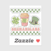 ここではシェナニガンのために – クローバーコーヒー シール (シート)