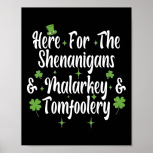 ここではシェナニガンスのマラキーとふざけたF ポスター
