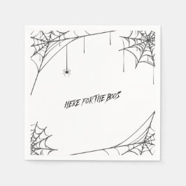 ここではボースのために – halloween napkin スタンダードカクテルナプキン