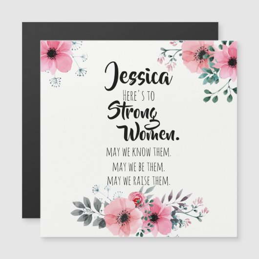 ここでは強い女性に引用文水の色フローラ (正面/裏面)