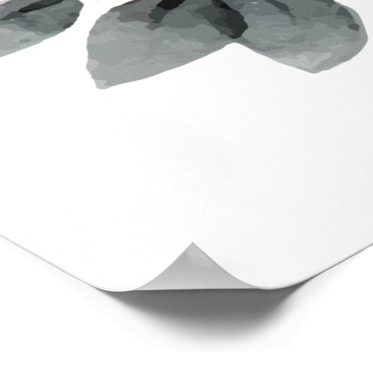 ここでは強い女性に引用文水の色フローラ ポスター (角)