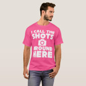 ここでは私が指示を出す 面白い 写真Tシャツ Tシャツ (正面フル)