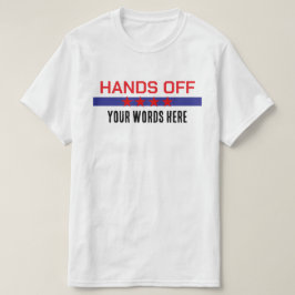 ここでは言葉に手を出すな 赤 白 青 Tシャツ