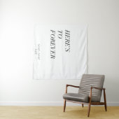 ここでは、いつまでも、カスタマイズ可能な名前と日付を指定できます。 タペストリー (インサイチュ(横))