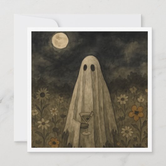 ここでは、「Boos」ハローウィンパーティ サンキューカード (正面)