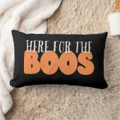 ここではBOOS面白いハロウィンランバーピロー ランバークッション (ブランケット)