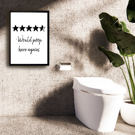 ここでウンチを再おもしろいびトイレ ポスター