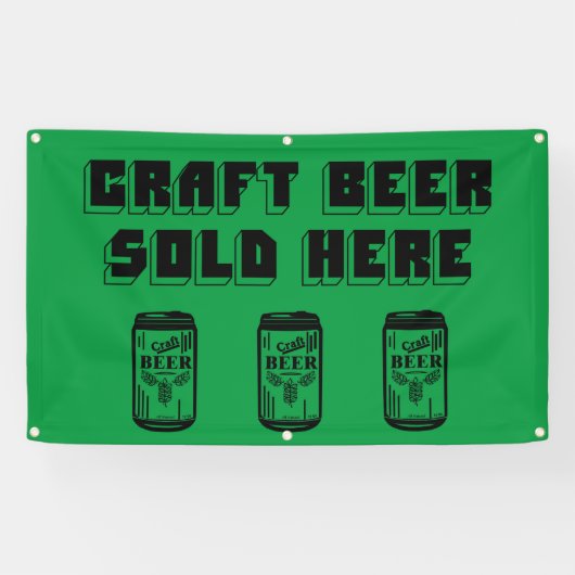 ここでクラフトビールを販売中-G 横断幕 (横)