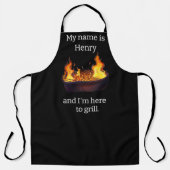 ここでグリルカスタムエプロン エプロン (正面)
