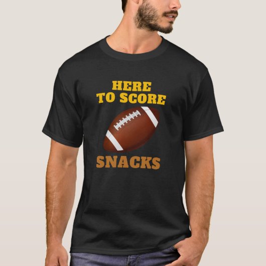 ここでスナックを獲得する Tシャツ (正面)