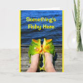 ここで何かが怪しいあなたが老いぼれない カード (正面)