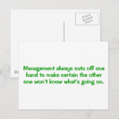 ここで何が起こってるの？ ポストカード (正面/裏面)