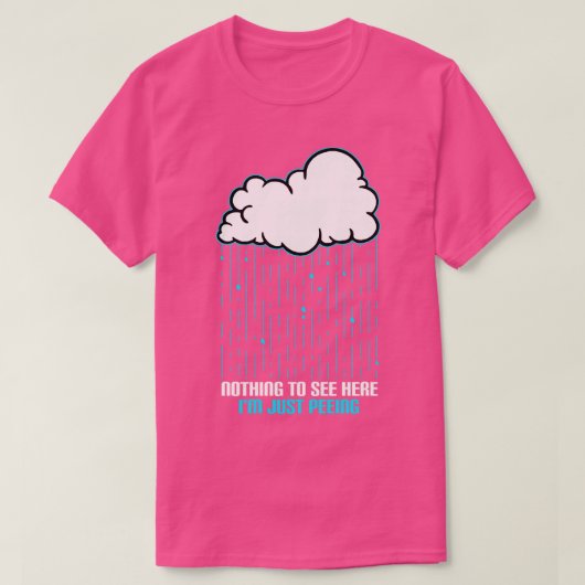 ここで何も見ることはなくピューと言っている Tシャツ (デザイン正面)