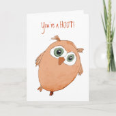 ここで働くのは我々のおもしろいだ！ サンキューカード (正面)