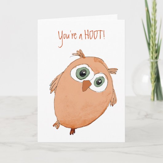 ここで働くのは我々のおもしろいだ！ サンキューカード (正面)