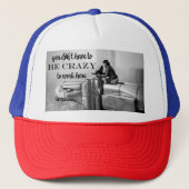 ここで働く熱狂する必要がある キャップ (正面)