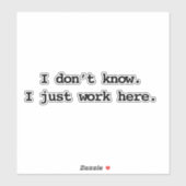 ここで働く シール (シート)