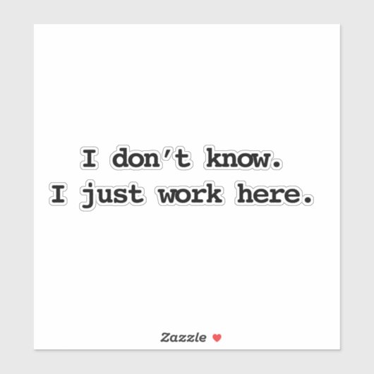 ここで働く シール (シート)