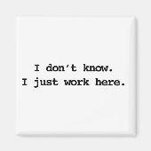 ここで働く マグネット (正面)