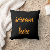 ここで叫ぶ クッション (ブランケット)