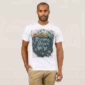 ここで夢が見える Tシャツ (正面フル)