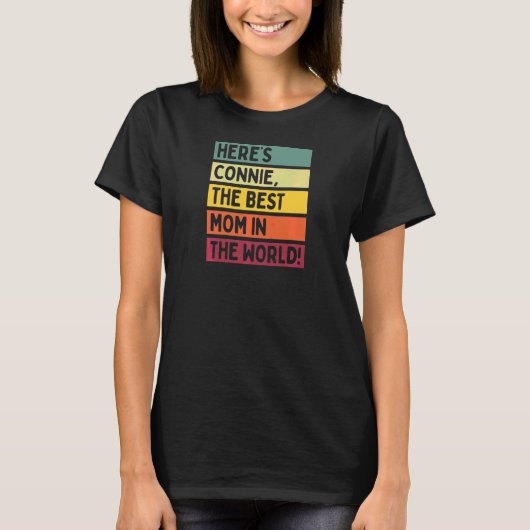 ここで女性はコニー最高のザママ世界のモト Tシャツ (正面)