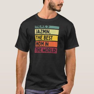 ここで女性は世界の最高のモトの母ジャズミン Tシャツ