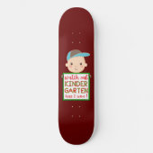 ここで幼稚園を見てかわい来おもしろいい スケートボード (正面)