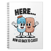 ここで戻るクラスの学校のナースメディカルPro ノートブック (正面)