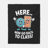 ここで戻るクラスの学校のナースメディカルPro フリースブランケット (正面)