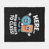 ここで戻るクラスの学校のナースメディカルPro フリースブランケット (正面(横))