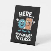 ここで戻るクラスの学校のナースメディカルPro 台座サイン (正面)