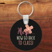 ここで授業看護学校ナースに戻る キーホルダー (正面)