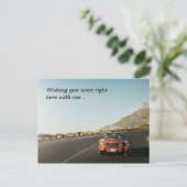 ここで望む日没ドライブルート66 ポストカード (スタンド正面)