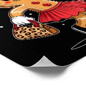 ここで楽しそうにしているような おしゃれなクリスマス ギ ポスター (角)