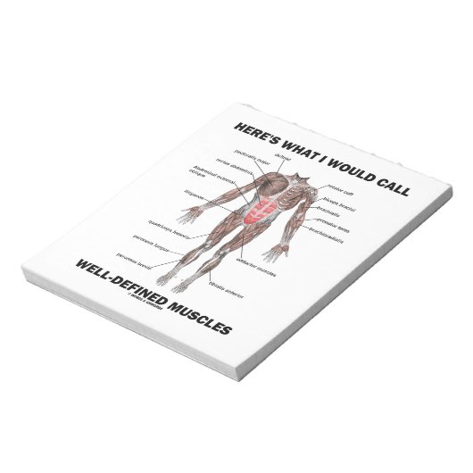 ここで私が明確な筋肉と呼ぶべきである ノートパッド (回転)