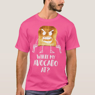 ここで私のアボカドアットトーストパンベジタリアン間抜けG Tシャツ