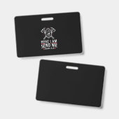 ここで私はイザヤ68消防士を送る バッジ (正面＆裏面)